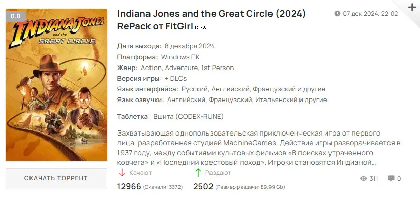 Почему именно TorrentsCity.net?